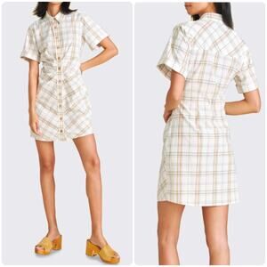 Veronica Beard LORA Plaid Shirt Dress